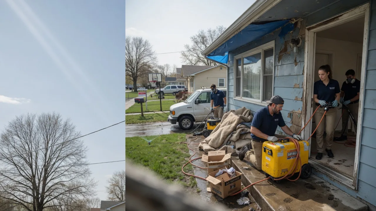 Basement Flood Cleanup in Graymont, IL near me